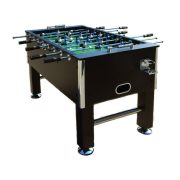  Capetan® Kick 400 extra erős 84kg súlyú asztalifoci asztal felnőtt csocsóasztal, wenge (mély barna tónus) színben, gumi tapadókorongos tappancsokkal