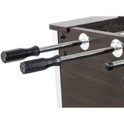 Capetan® Kick 400 extra erős 84kg súlyú asztalifoci asztal felnőtt csocsóasztal, wenge (mély barna tónus) színben, gumi tapadókorongos tappancsokkal