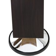 Capetan® Kick 400 extra erős 84kg súlyú asztalifoci asztal felnőtt csocsóasztal, wenge (mély barna tónus) színben, gumi tapadókorongos tappancsokkal