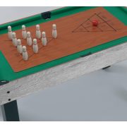 Garlando Multi-12 Többfunkciós Játékasztal szürke tölgy színben