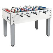 Garlando G-500 W FEHÉR időjárásálló kültéri csocsó asztal telescopos rudazattal Garlando G-500 W FEHÉR időjárásálló kültéri csocsó asztal telescopos rudazattal