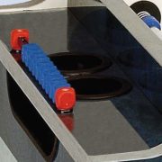 Garlando Olympic Outdoor kültéri üvegfedlapos érmevizsgálós csocsóasztal telescop rudazattal